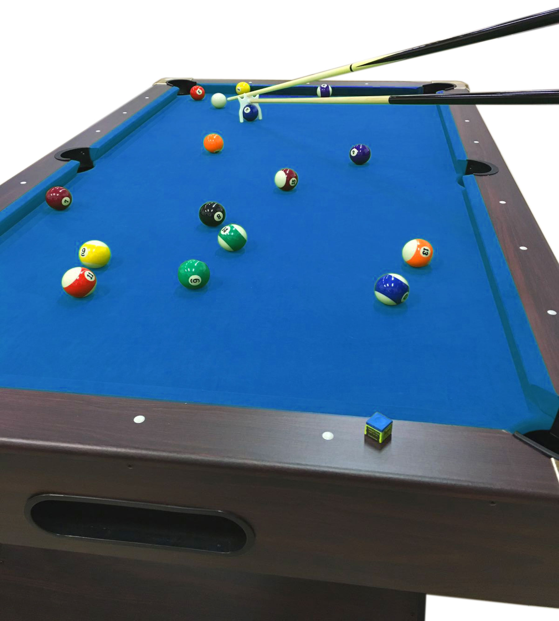 8' Feet Billiard Pool Table Snooker Full Set Accessories ...